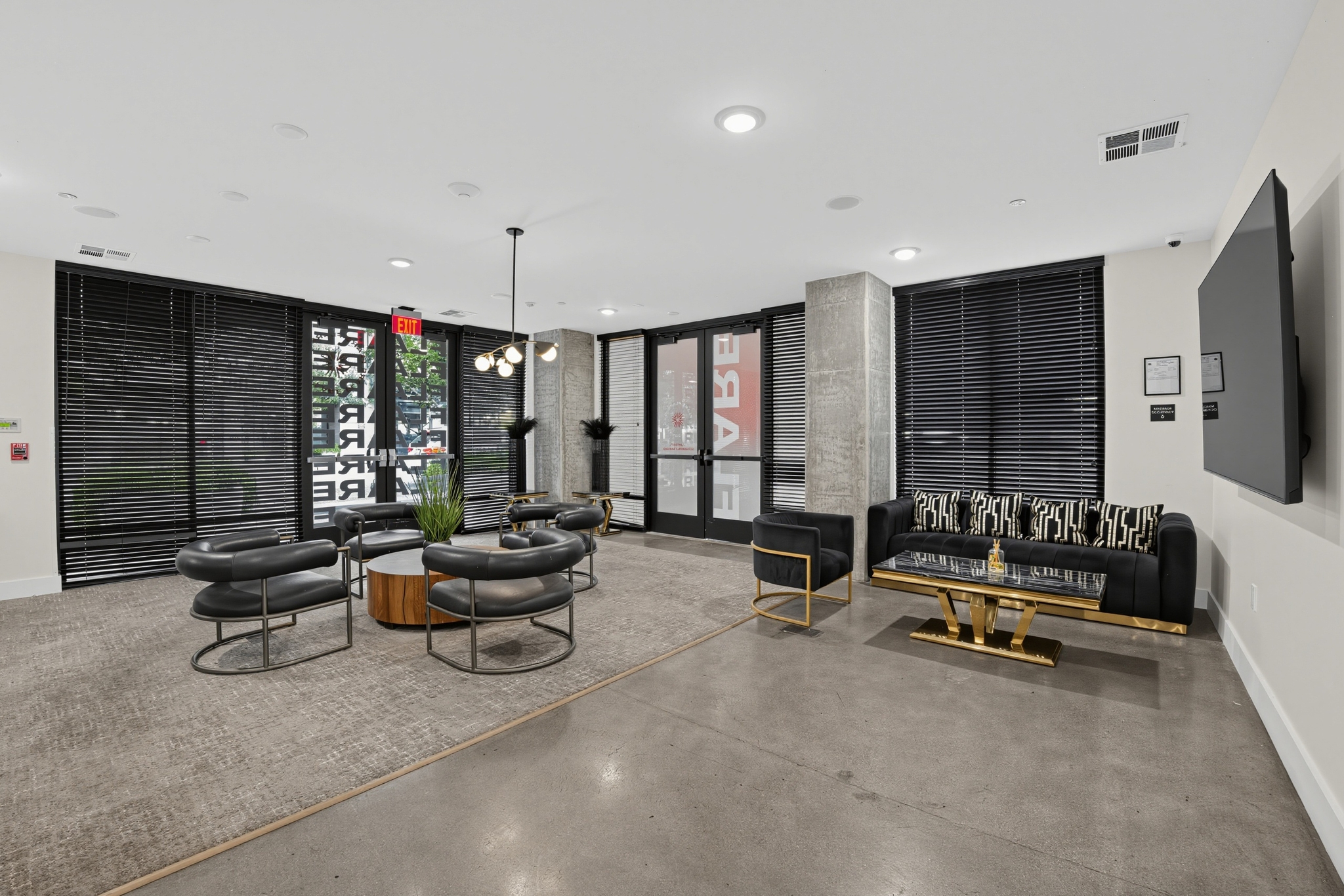 Social Space with Lounge Seating at Flare Student Apartments in Tempe, AZ