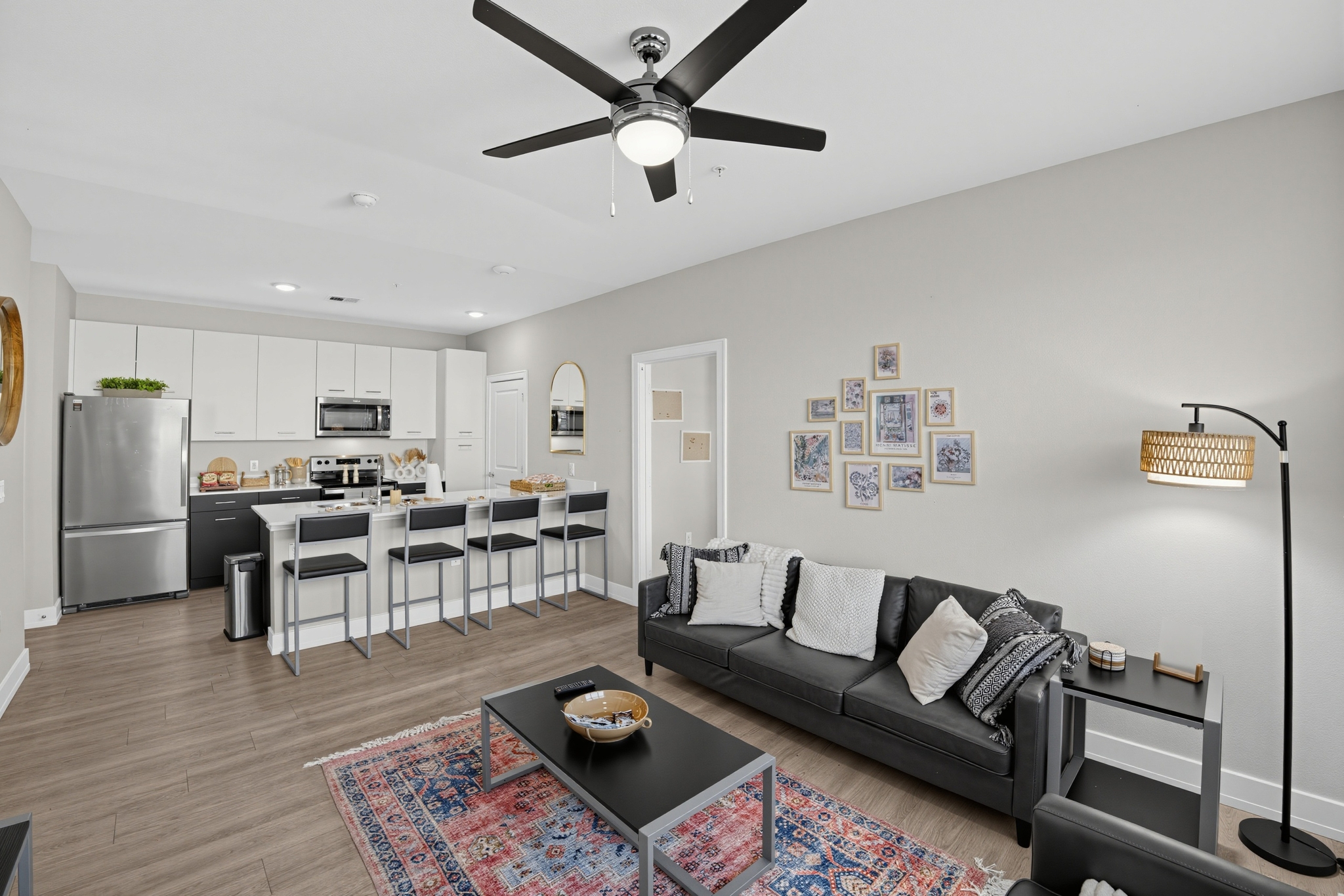 Open-Concept Floor Plans with Modern Kitchens at Flare Student Apartments in Tempe, AZ
