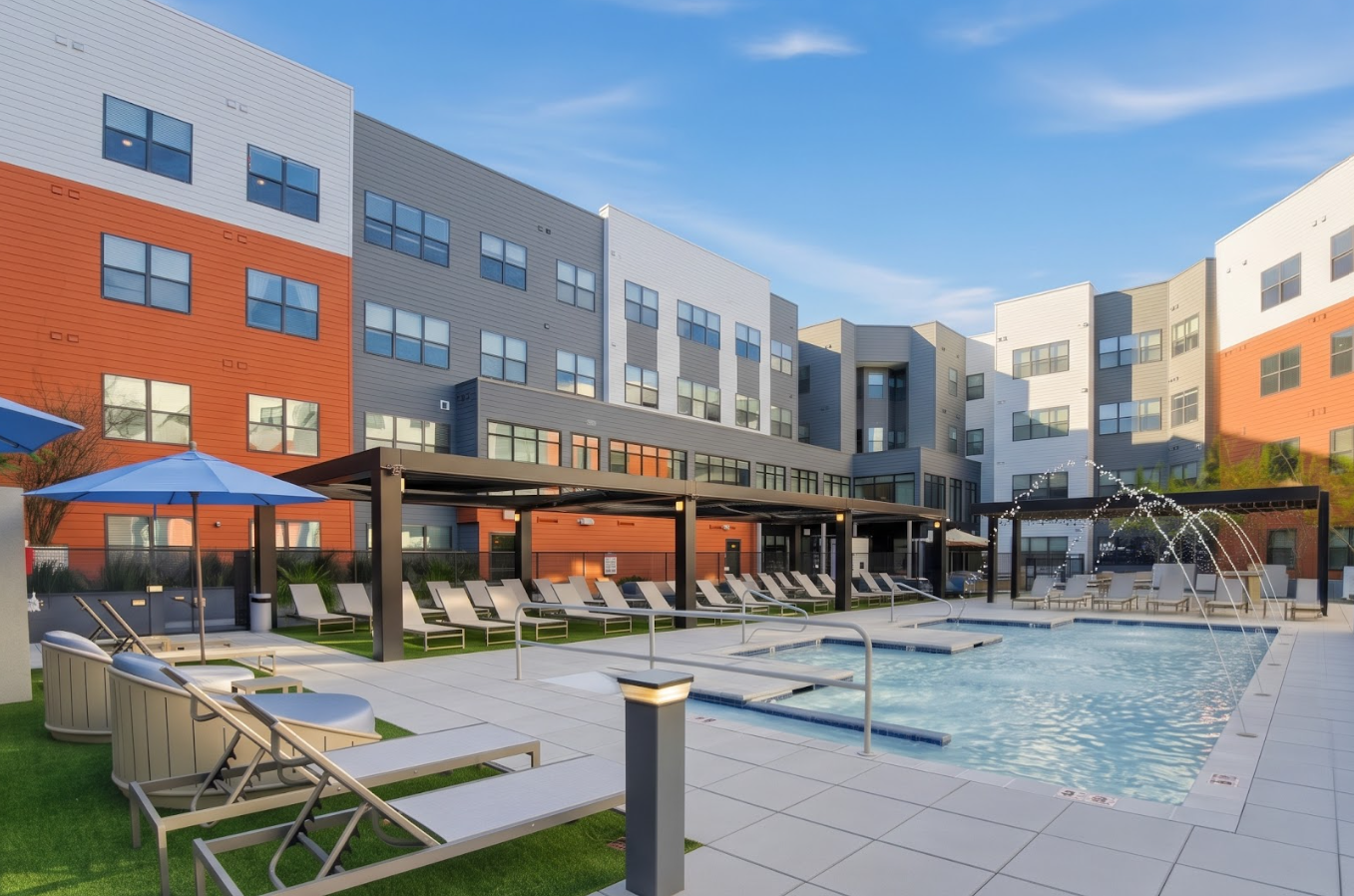 Pool at Flare Student Apartments in Tempe AZ