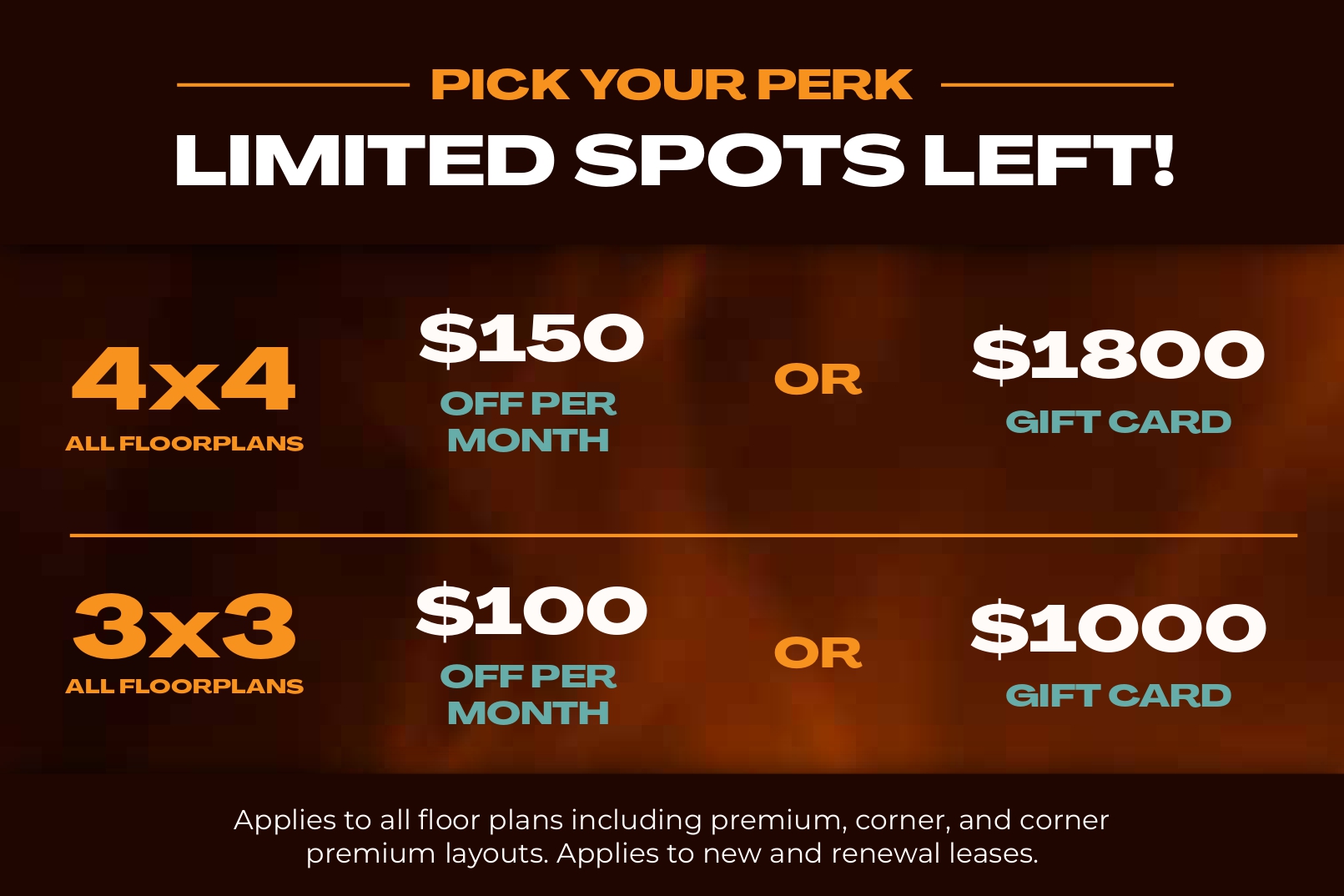 June pick your perk promotion